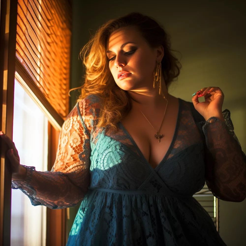 plus size boudoir photography